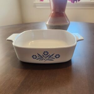 Corning Ware Blue Cornflower Casserole Dish 1 Liter A-1-B